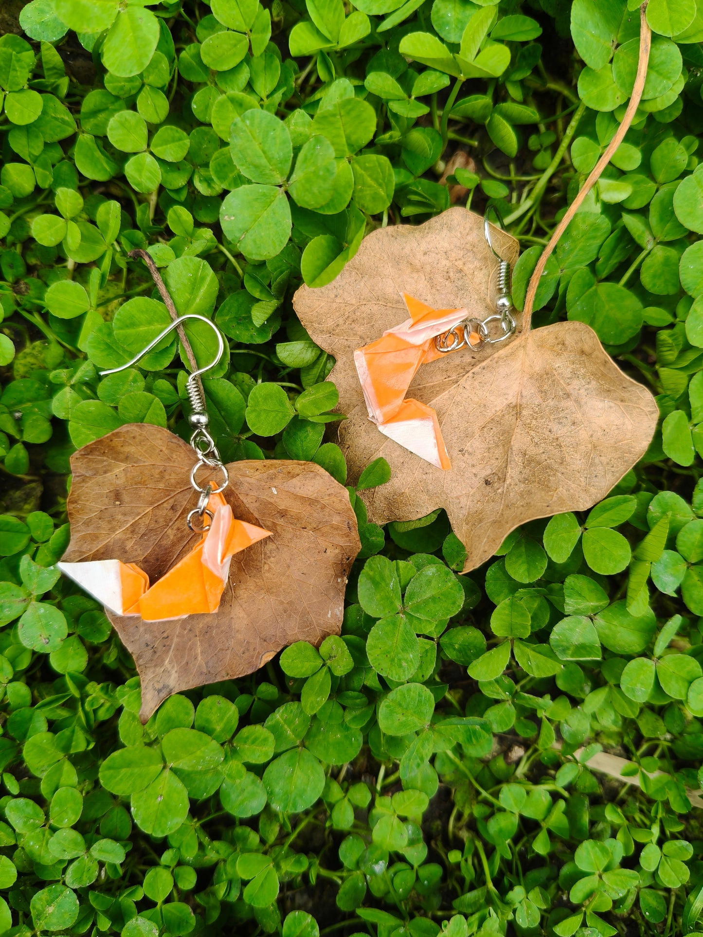 Origami Earrings - Foxes