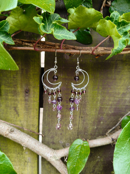 Lunar Chandelier Earrings Collection